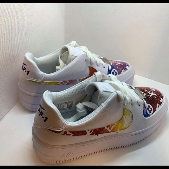 Nike AF 1 Sage “Louis Vuitton Galaxy” - Picture 8 of 10